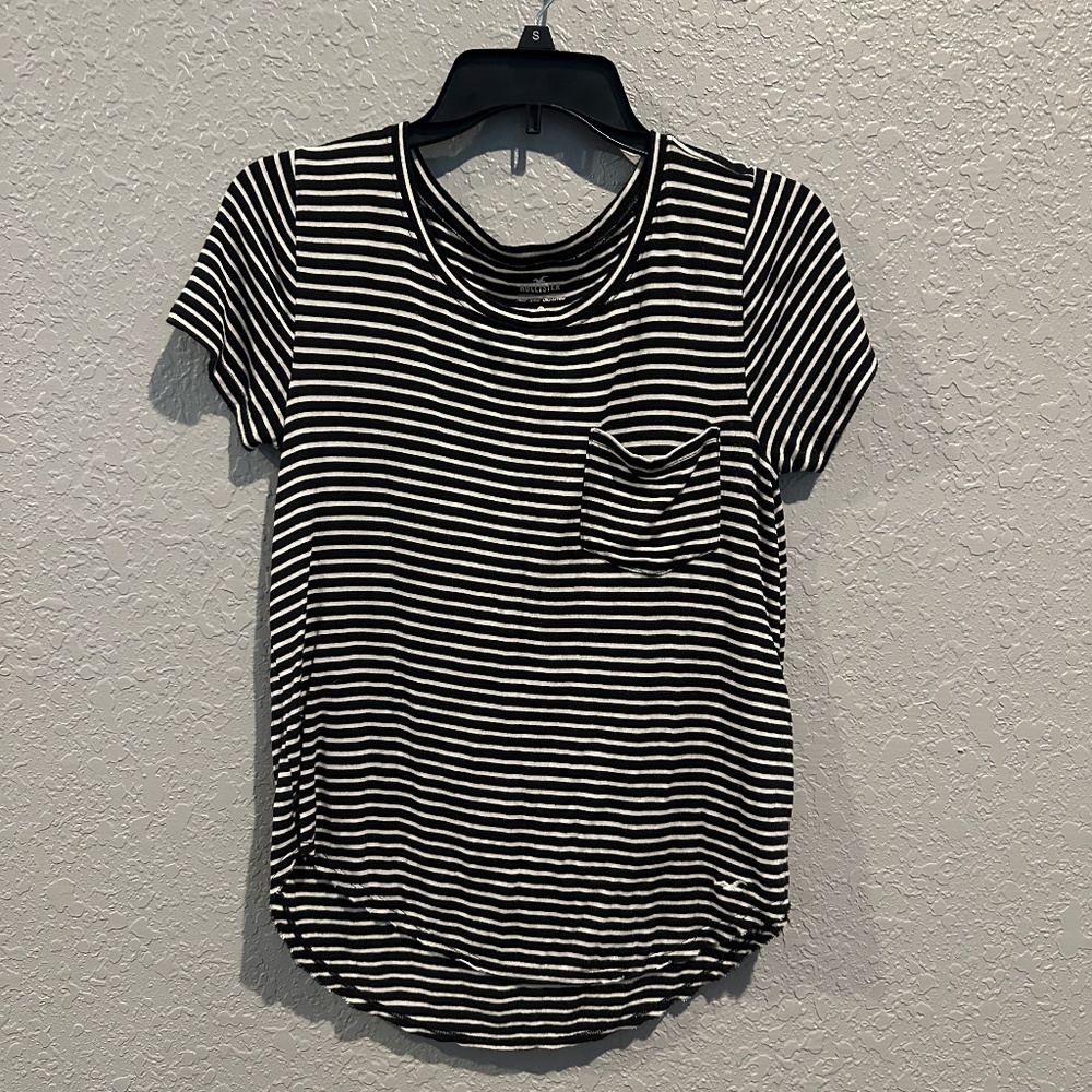 Hollister Striped T Shirt - Size XS
